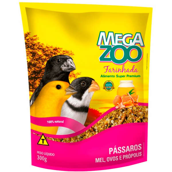 MEGAZOO_FARINHADA_PASSAROS_MELOVOS_E_PROPOLIS_300g