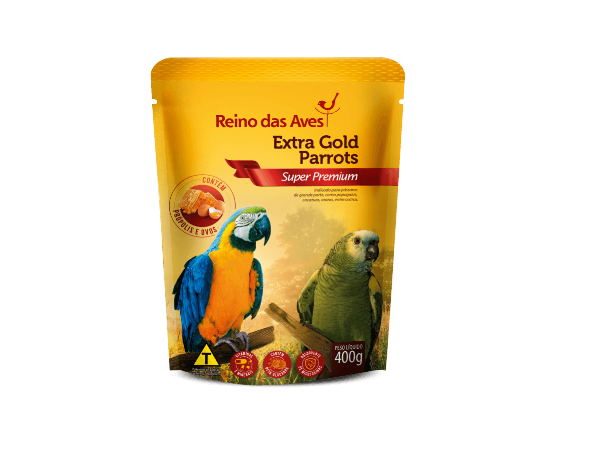 Ração Gold Papa Filhotes 400g Reino Das Aves