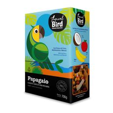 Alimento Extrusada Com Frutas Para Papagaio Tropical Bird 700g