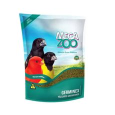 Alimento Extrusado Para Aves Granívoras Megazoo Germinex 350g