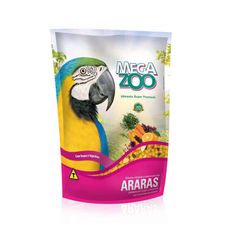 Alimento Para Arara Megazoo Frutas E Legumes 4kg