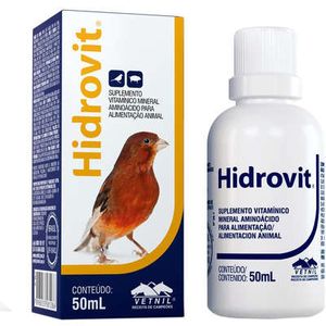 Hidrovit Suplemento Vitaminico Para Aves Vetnil - 50 ML