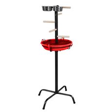 Pedestal Top Para Papagaios Vermelho Quatiguá