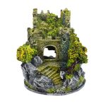 Toca Enfeite Em Resina Castelo Medieval Para Repteis E Aracnideos