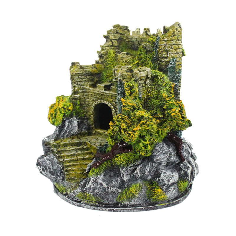 Toca Enfeite Castelo Medieval Para Repteis E Aracnideos