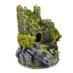 Toca Enfeite Para Repteis E Aracnideos Em Resina Castelo Medieval