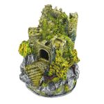 Toca Enfeite Castelo Medieval Para Terrário Repteis E Aracnideos