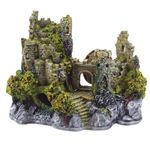 Toca Enfeite Em Resina G Castelo Medieval Para Repteis E Aracnideos