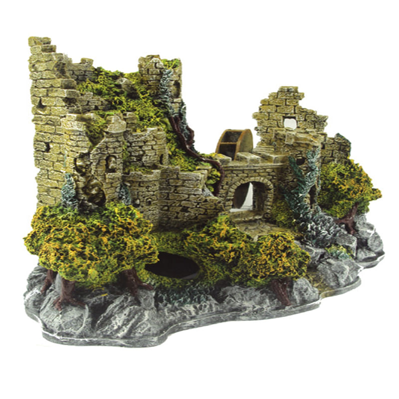 Toca Enfeite G Castelo Medieval Para Repteis E Aracnideos