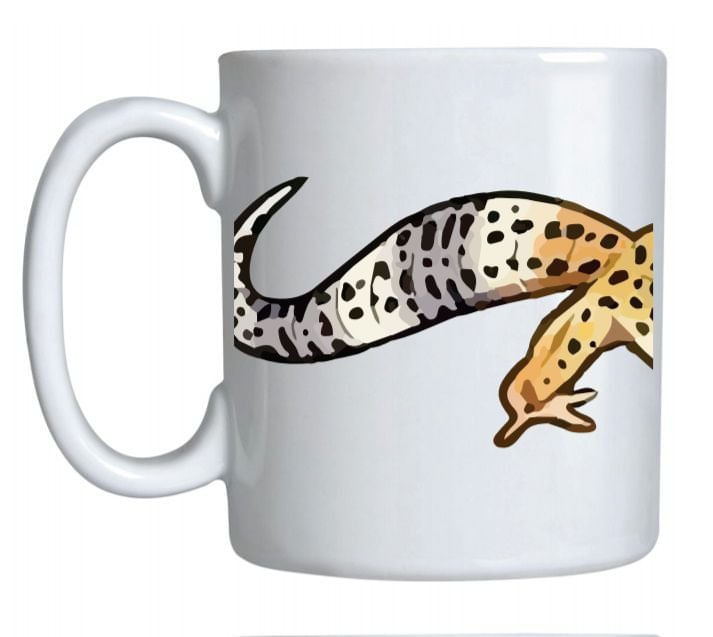 Caneca de Cerâmica Leopard Gecko