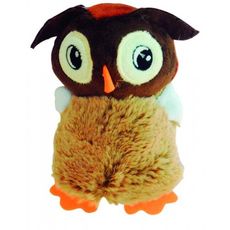 Brinquedo De Pelúcia Para Pets Coruja Marrom