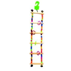 Brinquedo Escada Miçanga G Para Aves Big Toys