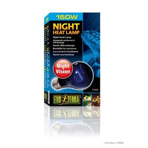 Lampada de Aquecimento Noturno Para Répteis Exo Terra Night Heat Lamp - 100w 110v