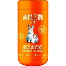 Lenço Umedecido Para Roedores Animalíssimo  75un