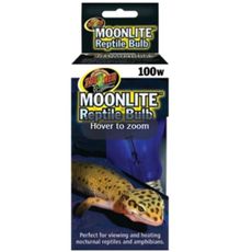Lâmpada de Aquecimento Noturna Moonlite Para Répteis Zoo Med 100w 110v