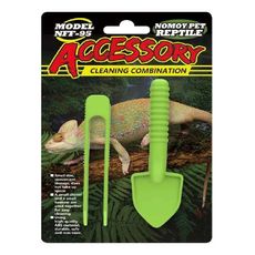 Mini Kit Pinça E Pá De Limpeza Para Répteis Nomoy Pet